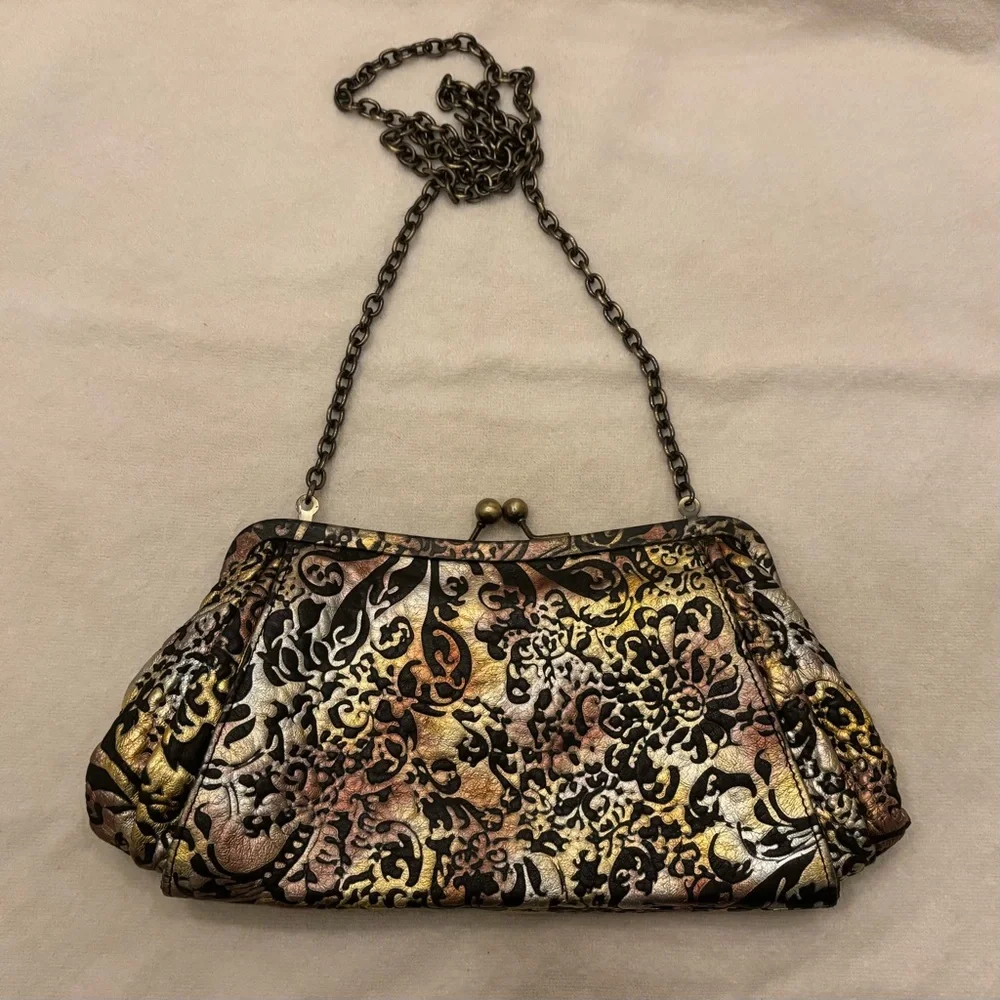 Charlie Lapson embossed brocade purse - Picture 2 of 11